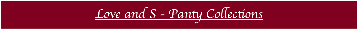 Love&S Curtains Apart Crotchless Lace Panty