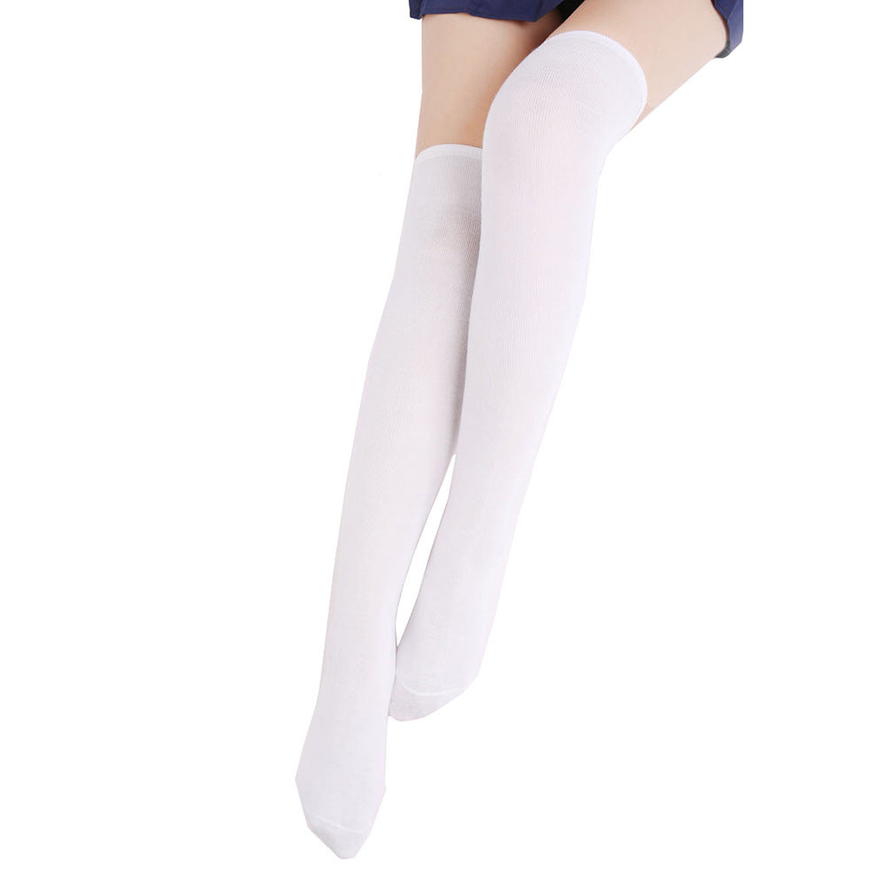 Love&S Student Uniform Tri-Stripe Cotton Durable Stockings